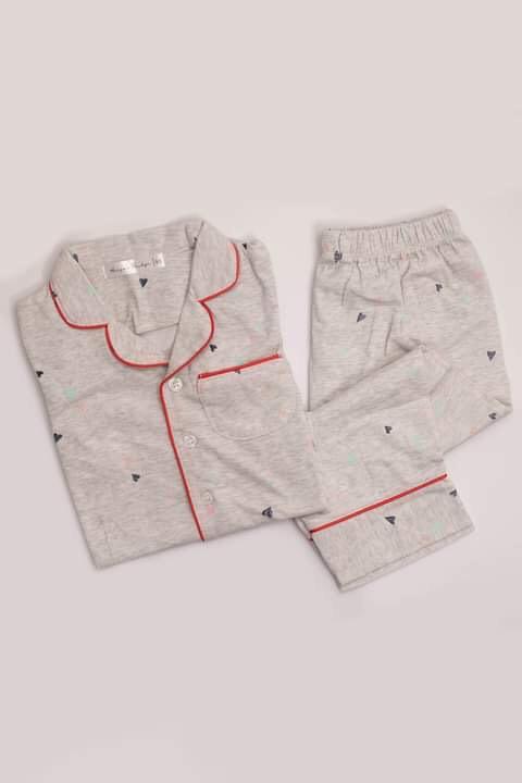 Kid's Nina Cotton Blended Pajama Set