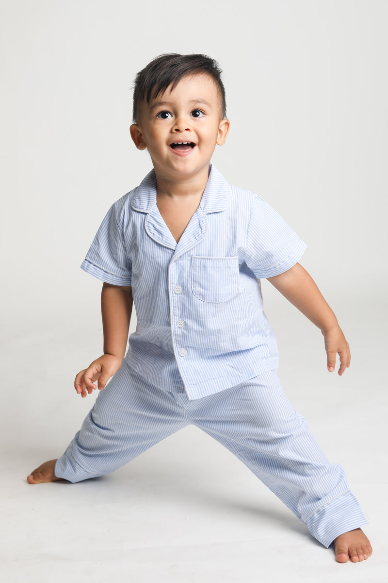 Kid's Nicky Cotton Pajama Set (unisex)