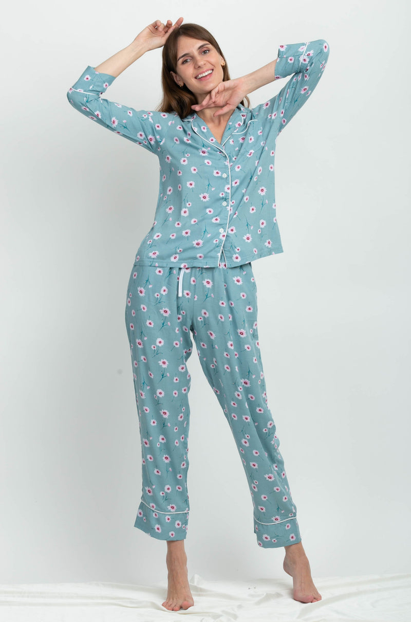 Mia Pajama Set in Cotton Air Fabric