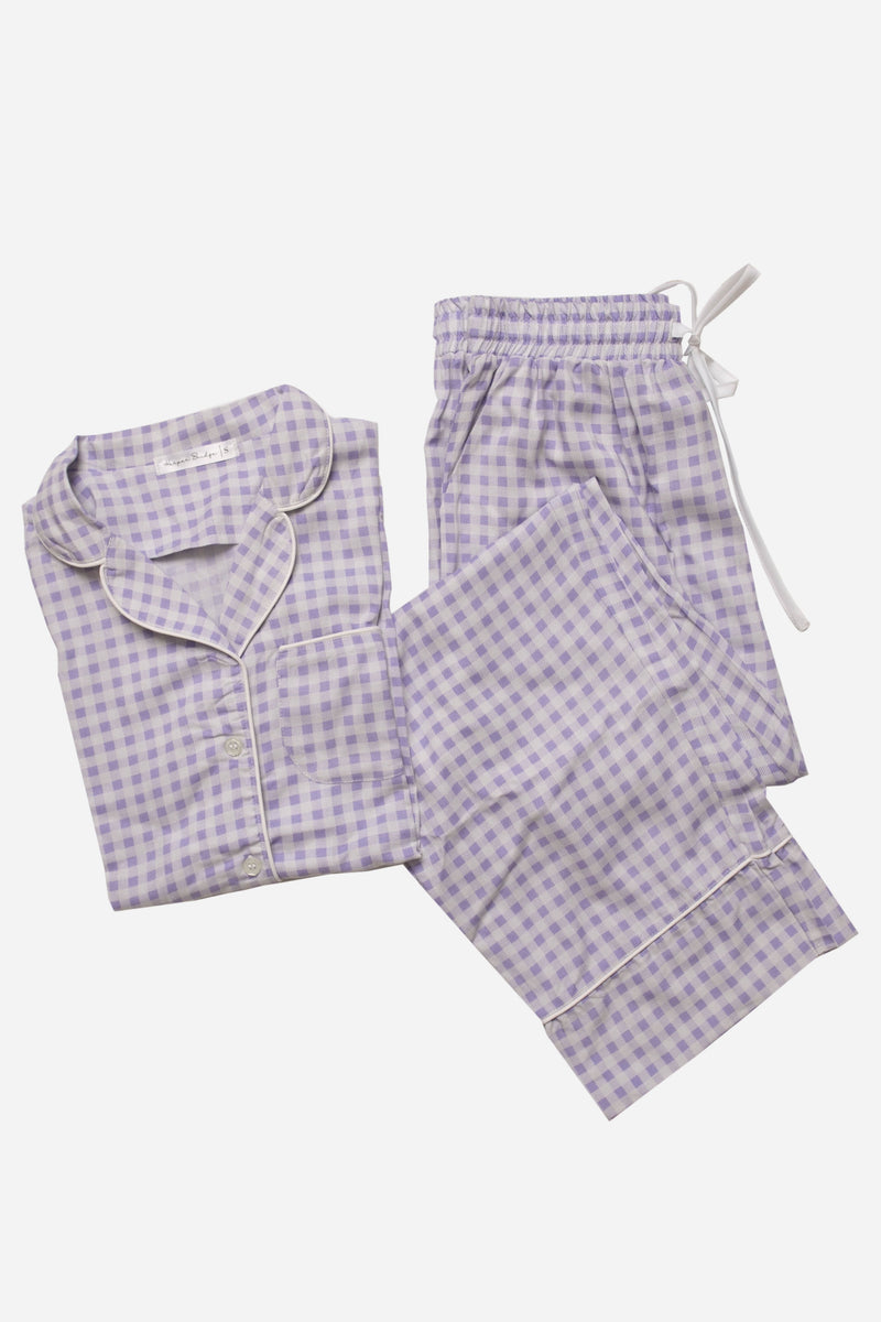 Jimin's Birthday Box! Purple Gingham Inspired Pajamas
